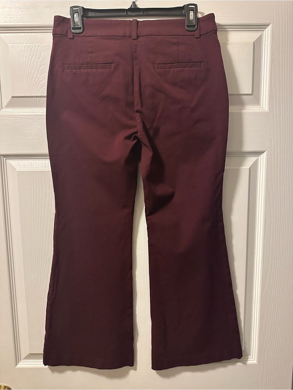 Women’s LOFT Deep Burgundy ‘The Sutton Flare’ Pants - Size 10P